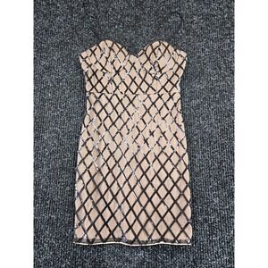 lace corset mini dress Black Lace Corset Mini Dress main image 1